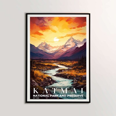 Katmai National Park and Preserve Poster, Travel Art, Office Poster, Home Decor | S6 - image2